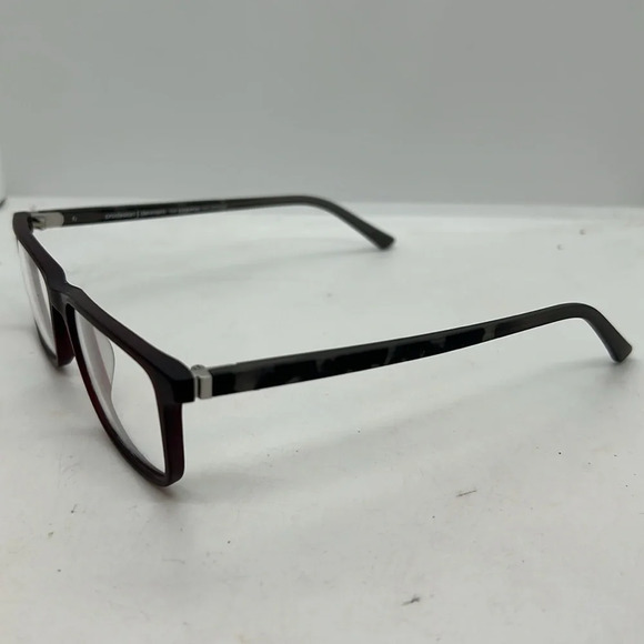 ProDesign Denmark 3658 Eyeglasses Frames Case RXable 4031 Red Dark Matt NWT a - Picture 2 of 6